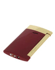 Accendino S.T. Dupont slim 7 bordeaux con finiture dorate