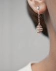 Orecchini Tsars Nine spirale rose gold