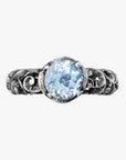 Anello Maria & Luisa Jewels solitario topazio azzurro