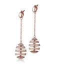 Orecchini Tsars Nine spirale rose gold