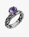 Anello Maria & Luisa Jewels solitario ametista